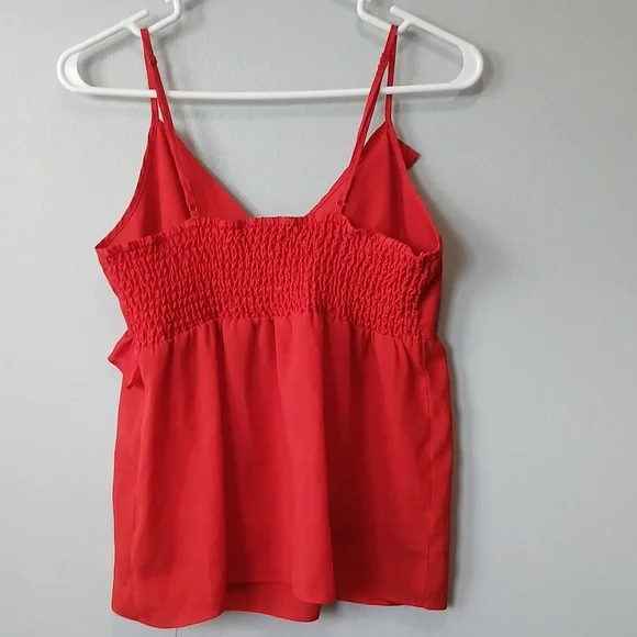 Forever 21 Y2K Red Halter Babydoll Top Womens Medium - Picture 5 of 6
